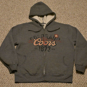 COLORADO COORS MENS HOODED SWEATSHIRT SIZE XL